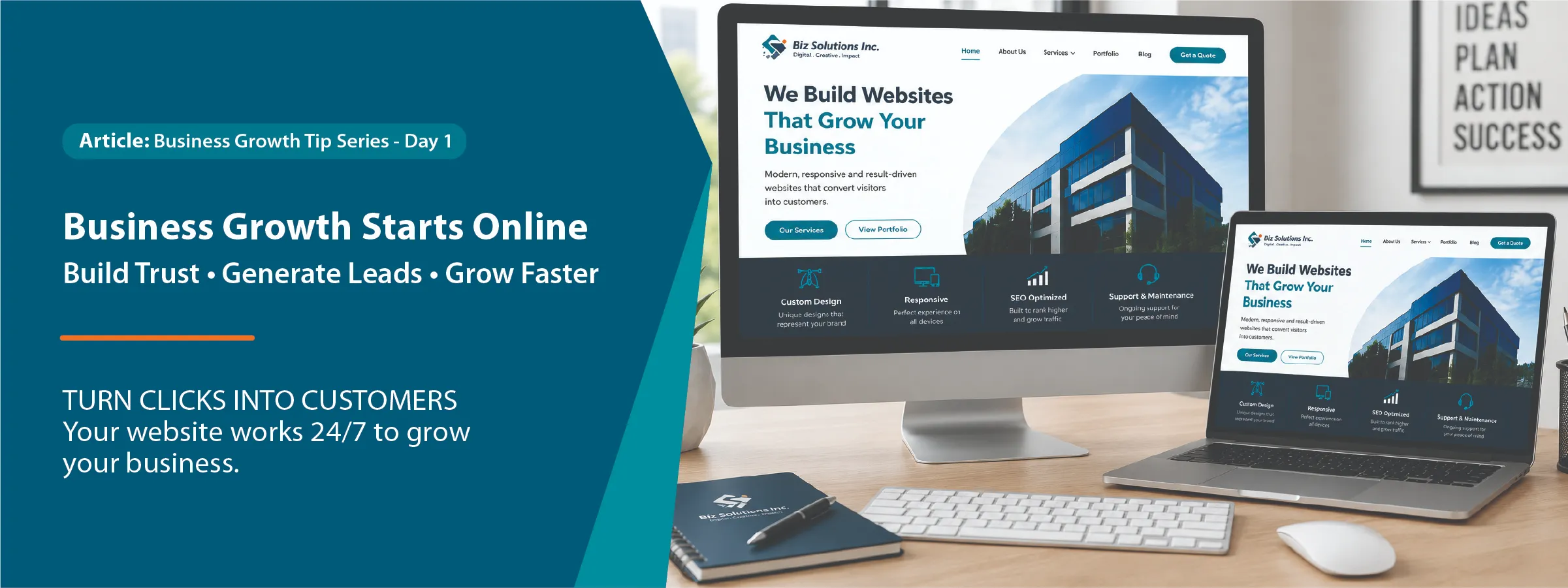 Professional Website for Business