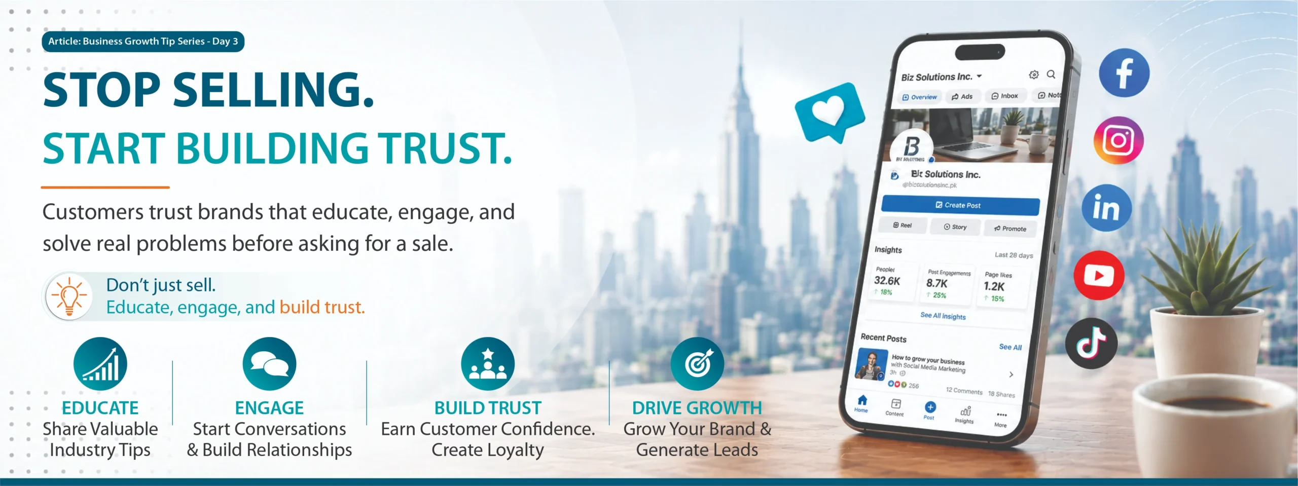 Business Growth Through Social Media